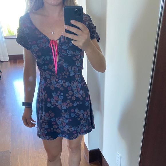 Free People floral Mini Dress - Picture 4 of 5